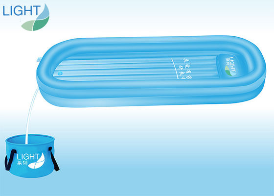 25L Bồn tắm bơm hơi dành cho người lớn Bộ dụng cụ tắm bồn tắm dành cho bệnh nhân nằm liệt giường